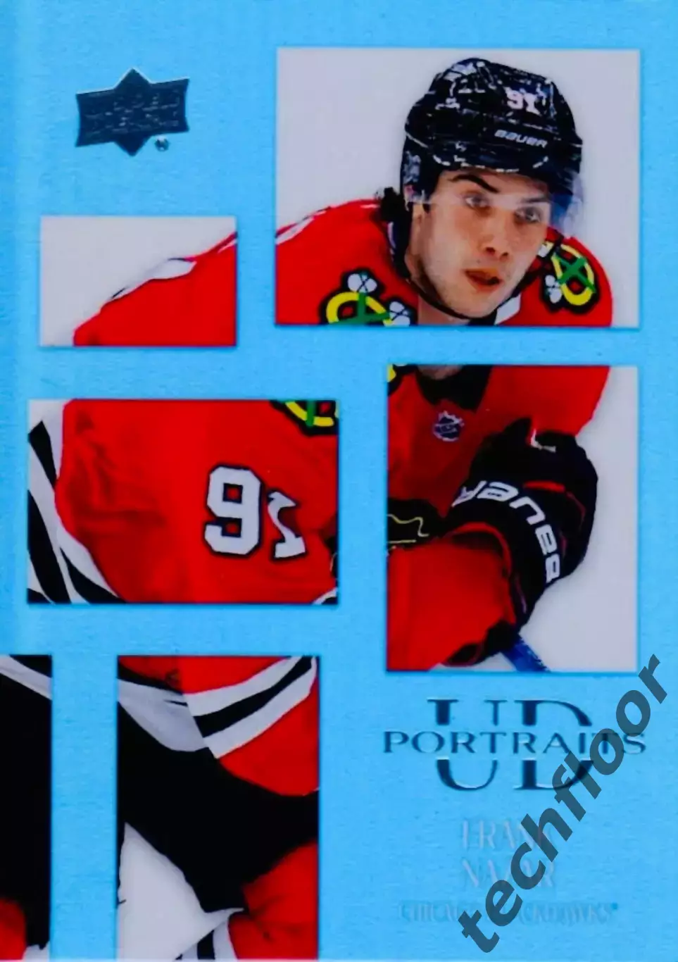 Карточка NHL Frank Nazar Chicago Blackhawks/Фрэнк Назар Чикаго НХЛ