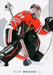 Карточка NHL Petr Mrazek Chicago Blackhawks