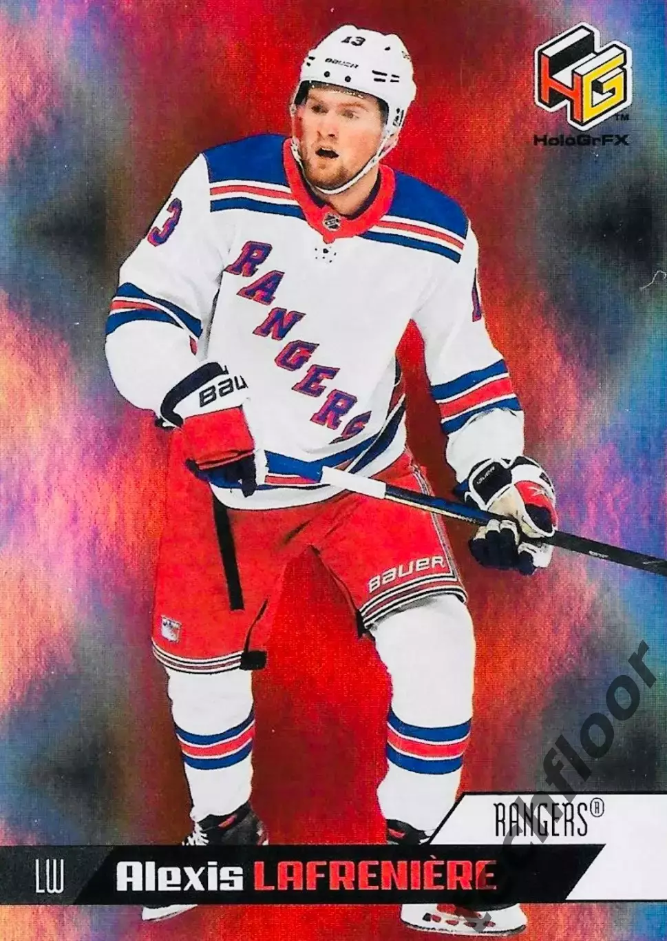 Карточка NHL Alexis Lafreniere New York Rangers/Алекси Лафреньер НХЛ
