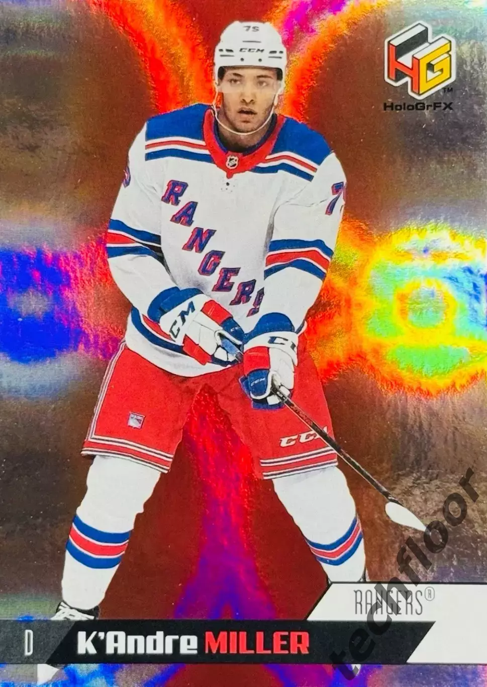 Карточка NHL K. Andre Miller New York Rangers/К Андре Миллер НХЛ