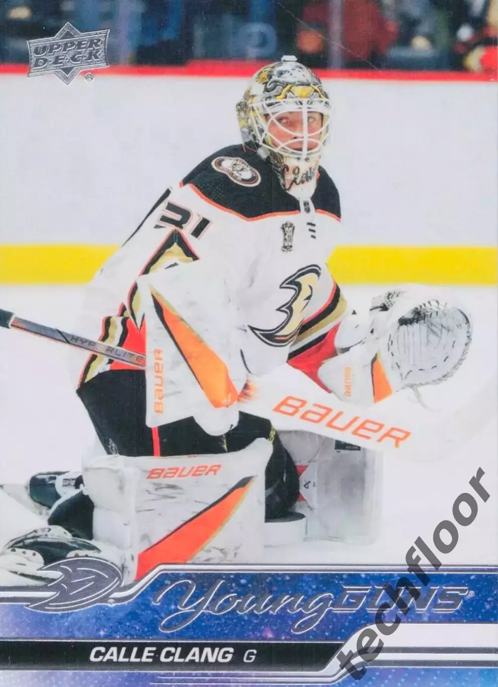 Карточка NHL Calle Clang Anaheim Ducks/ Калле Клэнг Анахайм НХЛ