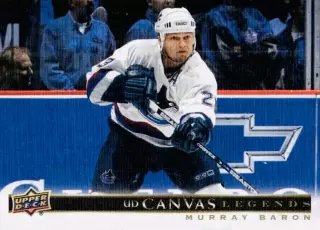 Карточка NHL Murray Baron Vancouver Canucks/Мюррей Барон Ванкувер НХЛ
