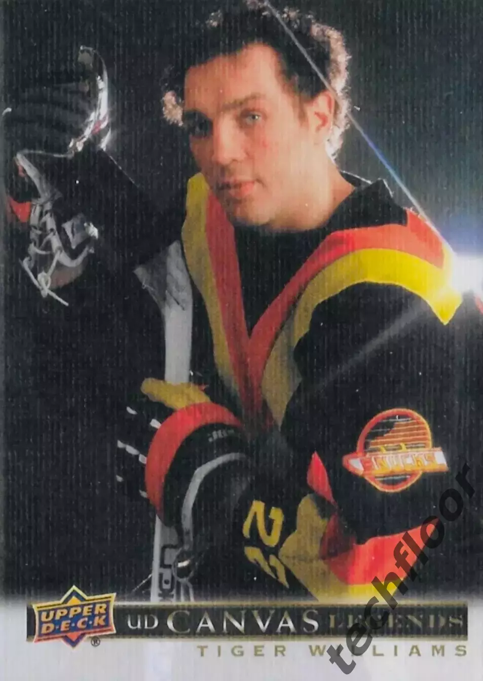 Карточка NHL Tiger Williams Vancouver Canucks/Тайгер Уильямс Ванкувер НХЛ