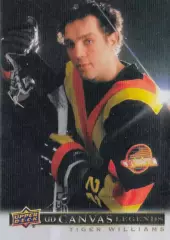 Карточка NHL Tiger Williams Vancouver Canucks/Тайгер Уильямс Ванкувер НХЛ