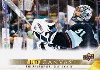Карточка NHL Philipp Grubauer Seattle Kraken/Филипп Грубауер Сиэтл НХЛ
