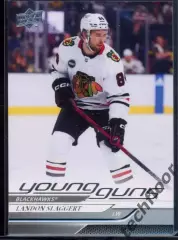 Карточка NHL Landon Slaggert Chicago Blackhawks