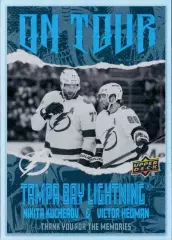 Карточка NHL Nikita Kucherov/Victor Hedman Tampa Bay/Кучеров/Хедман Тампа НХЛ