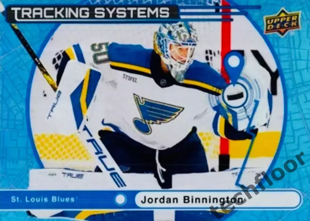 Карточка NHL Jordan Binnington St. Louis Blues/Джордан Биннингтон Сент-Луис НХЛ