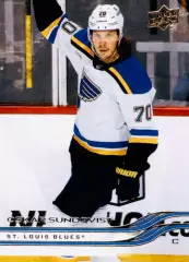 Карточка NHL Oskar Sundqvist St. Louis Blues/Оскар Сундквист Сент-Луис НХЛ