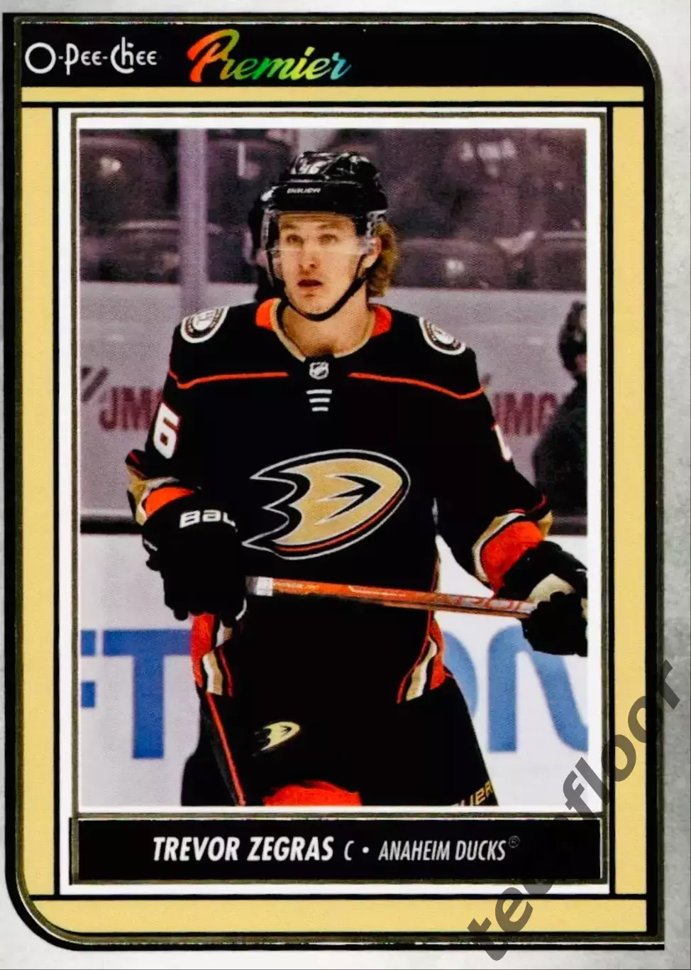 Карточка NHL Trevor Zegras Anaheim Ducks/Тревор Зеграс Анахайм НХЛ