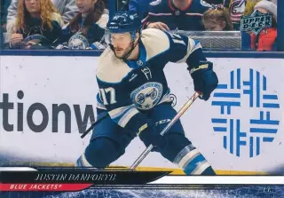Карточка NHL Justin Danforth Columbus Blue Jackets/Джастин Дэнфорт Коламбус НХЛ