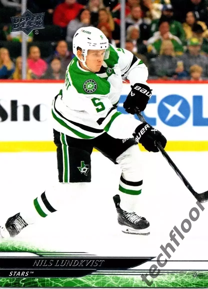 Карточка NHL Nils Lindkvist Dallas Stars/Нилс Лундквист Даллас НХЛ
