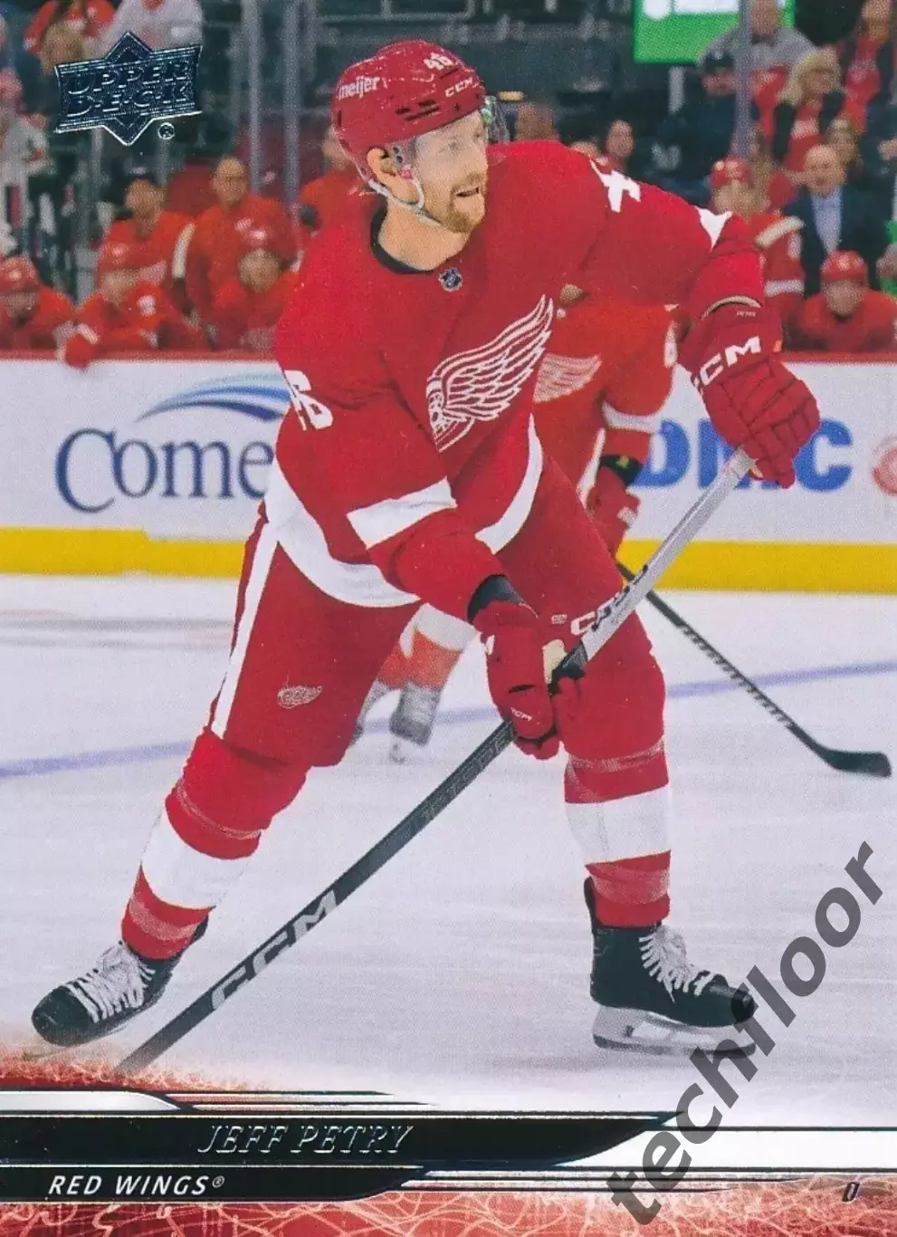 Карточка NHL Jeff Petry Detroit Red Wings/Джефф Питри Детройт НХЛ
