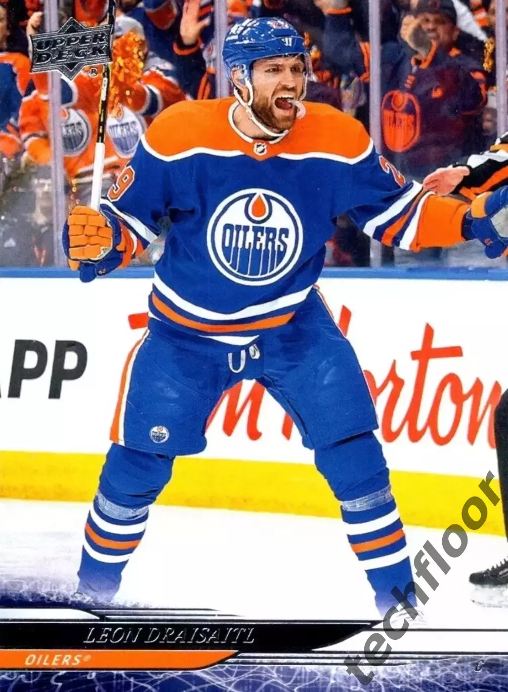 Карточка NHL Leon Draisaitl Edmonton Oilers/Леон Драйзайтл Эдмонтон НХЛ