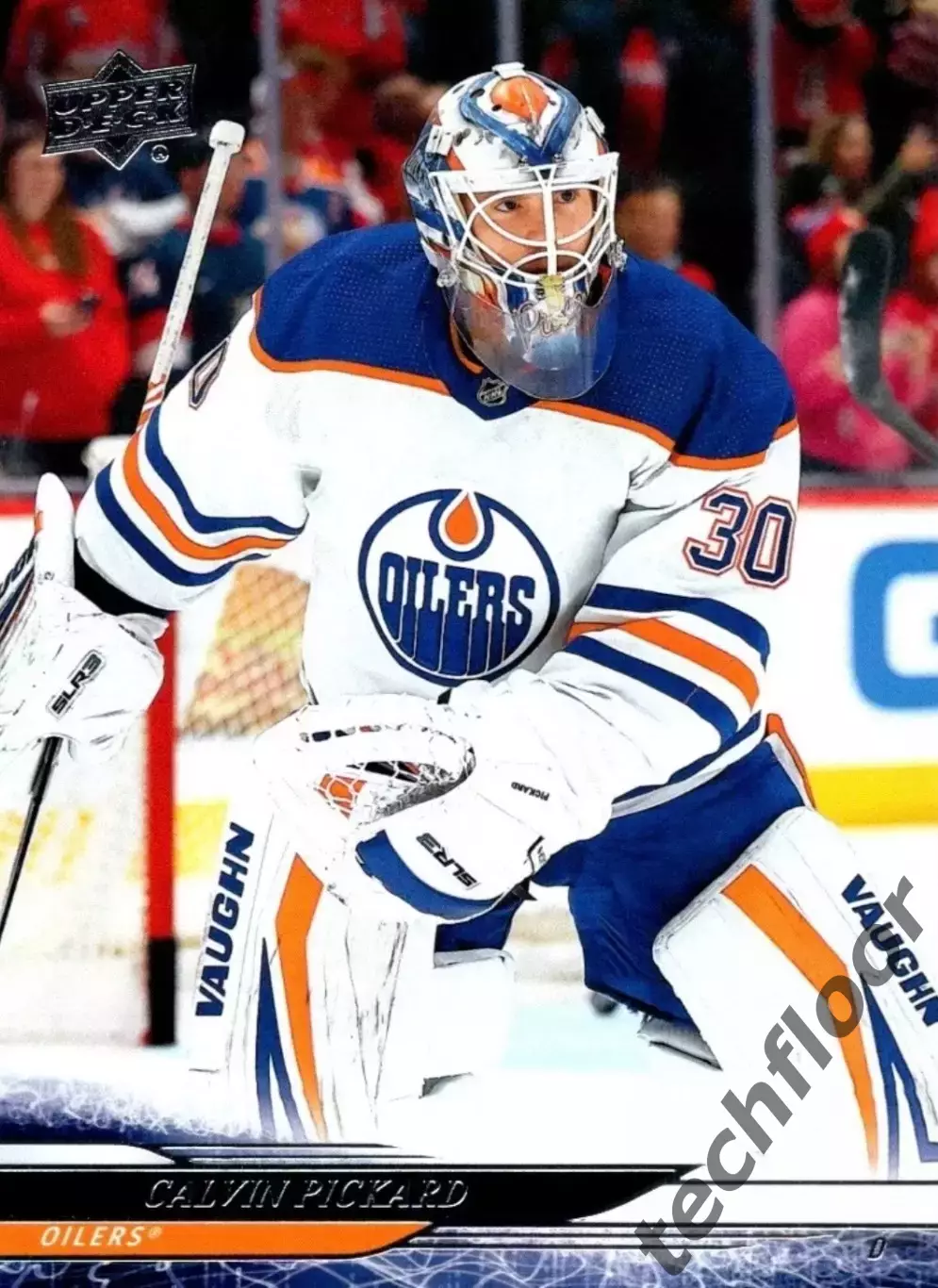 Карточка NHL Calvin Pickard Edmonton Oilers/Кэлвин Пикард Эдмонтон НХЛ