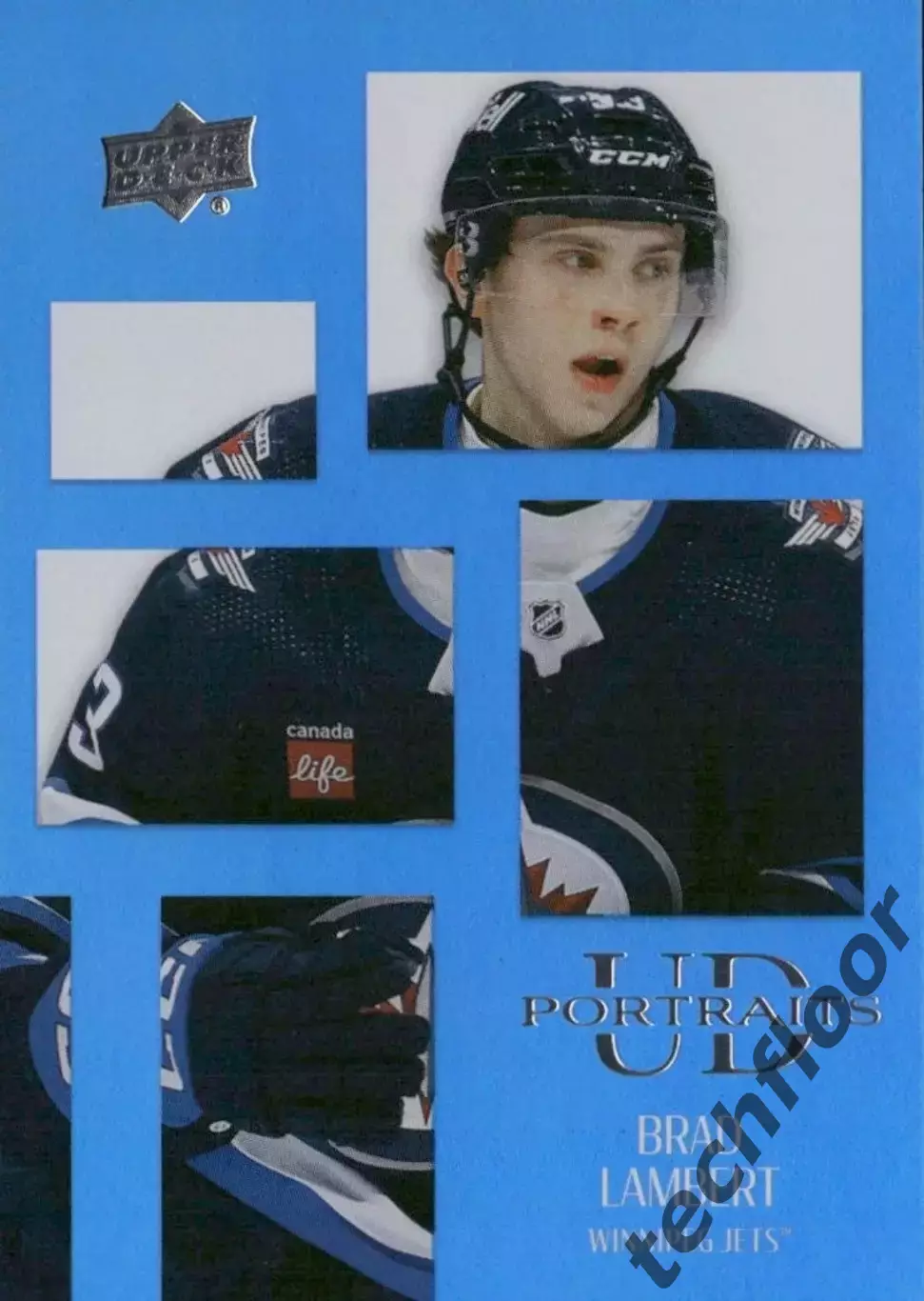 Карточка NHL Brad Lambert Winnipeg Jets/Брэд Ламберт Виннипег НХЛ