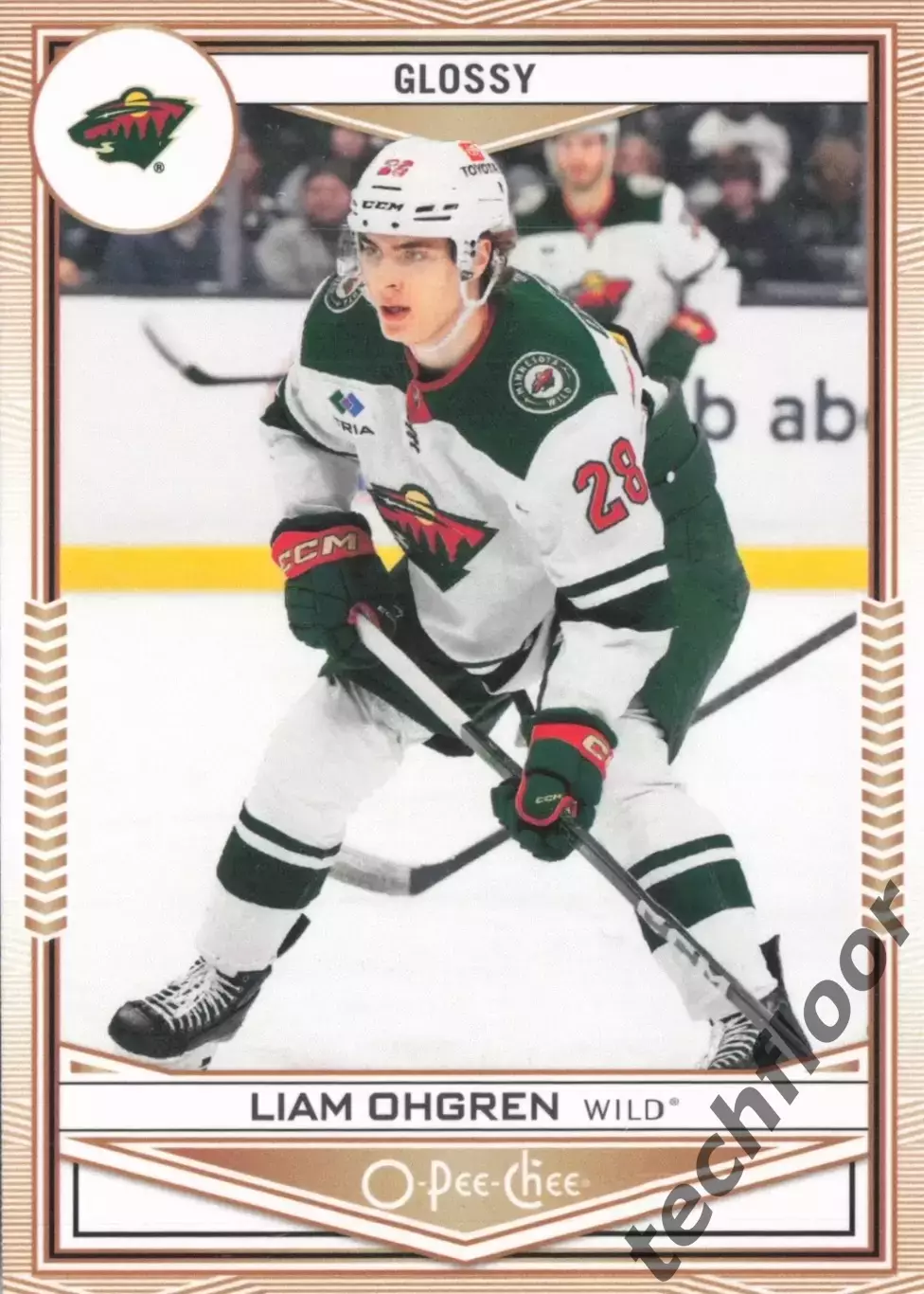 Карточка NHL Liam Ohgren Minnesota Wild/Лиам Эгрен Миннесота НХЛ
