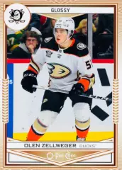 Карточка NHL Olen Zellweger Anaheim Ducks/Олен Зеллвегер Анахайм НХЛ