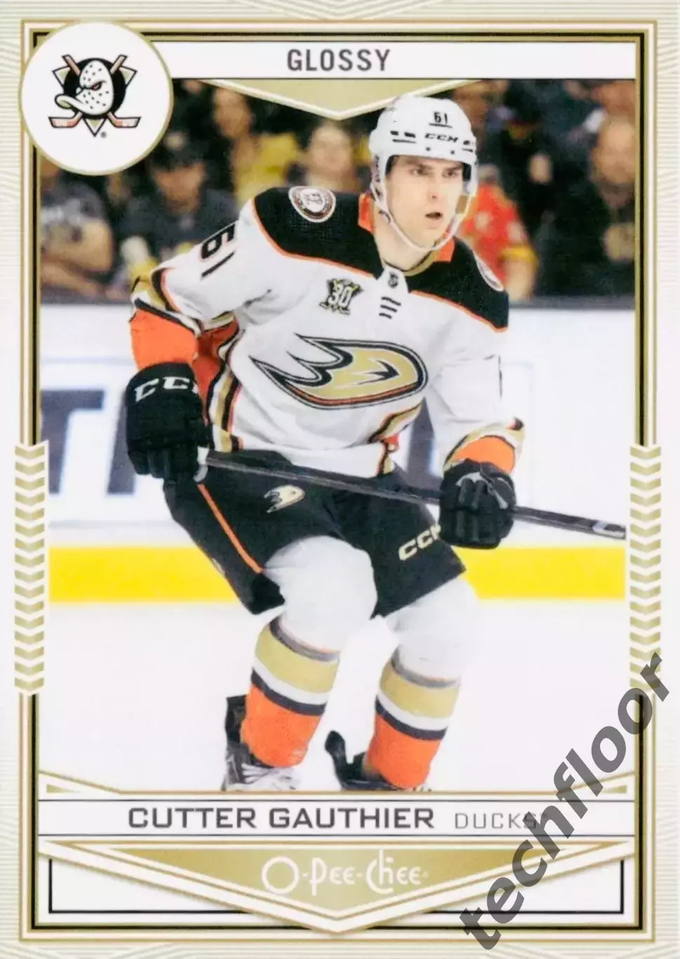 Карточка NHL Cutter Gauthier Anaheim Ducks/ Каттер Готье Анахайм НХЛ