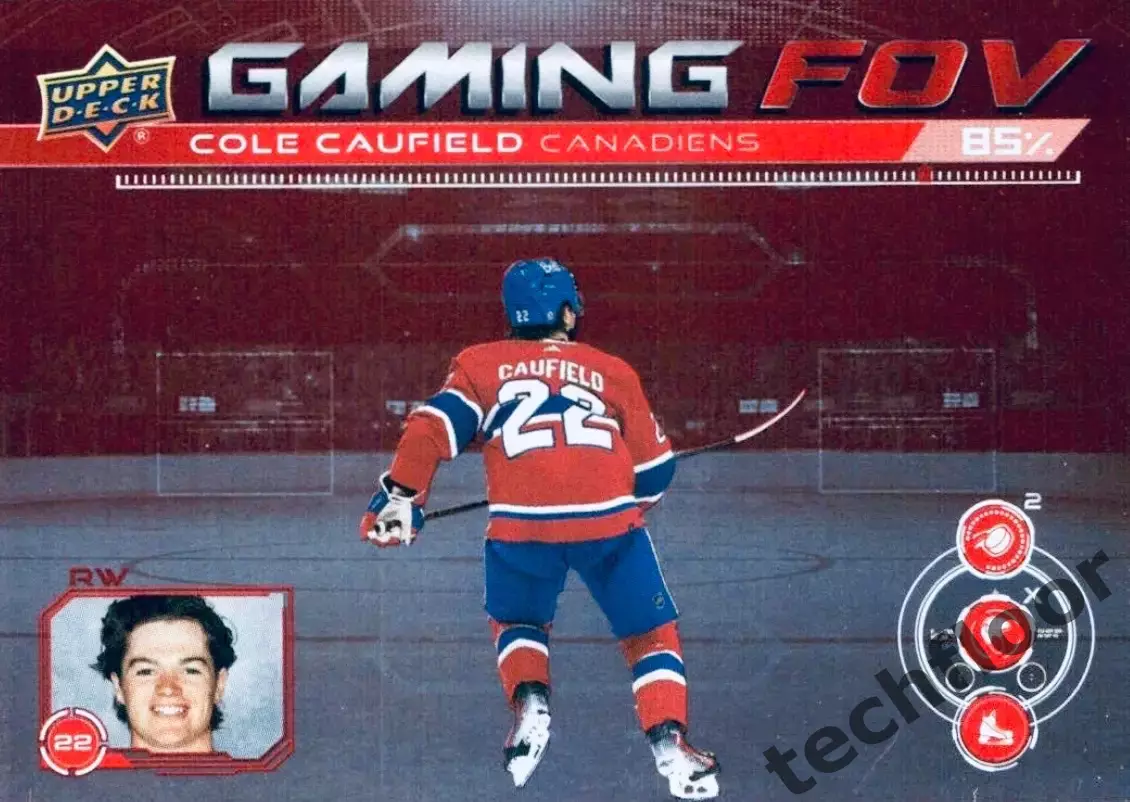 Карточка NHL Cole Caufield Montreal Canadiens / Коул Кофилд Монреаль НХЛ