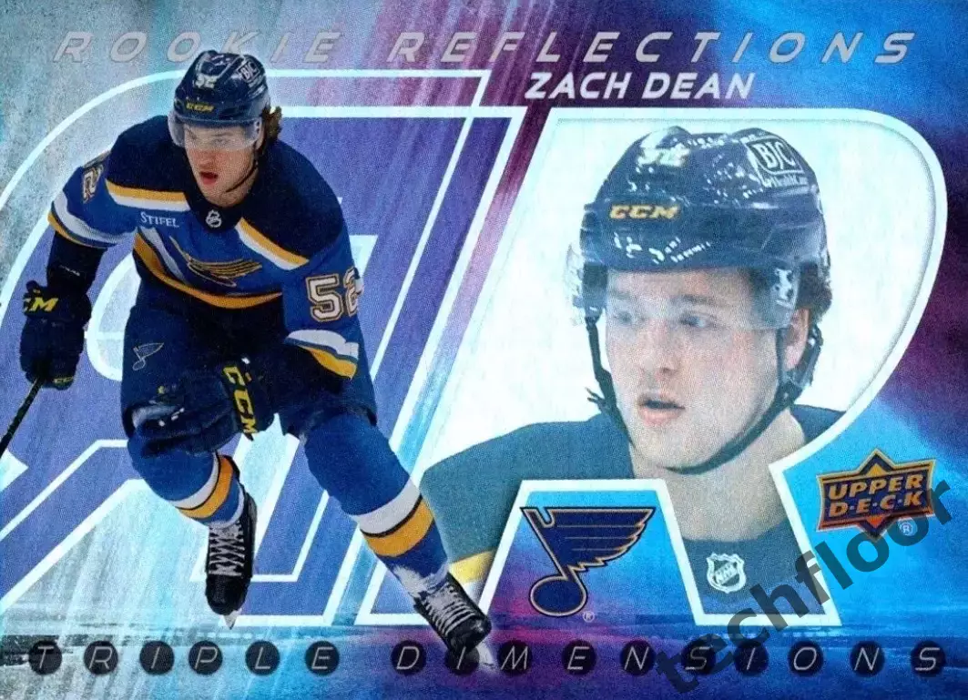 Карточка NHL Zach Dean St. Louis Blues/Зак Дин Сент-Луис НХЛ