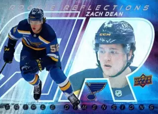 Карточка NHL Zach Dean St. Louis Blues/Зак Дин Сент-Луис НХЛ