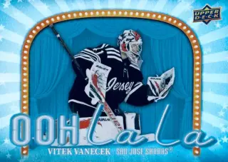 Карточка NHL Vitek Vanecek San Jose Sharks/Витек Ванечек Сан-Хосе Шаркс НХЛ