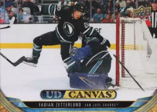 Карточка NHL Fabian Zetterlund San Jose Sharks / Фабиан Зеттерлунд Сан-Хосе НХЛ