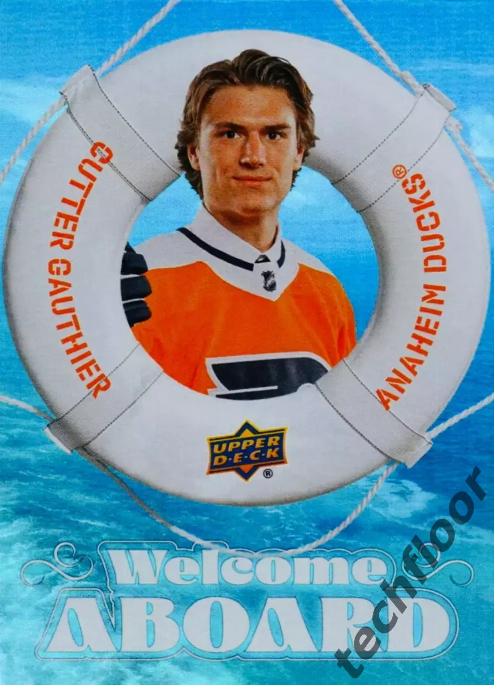 Карточка NHL Cutter Gauthier Anaheim Ducks/Каттер Готье Анахайм НХЛ