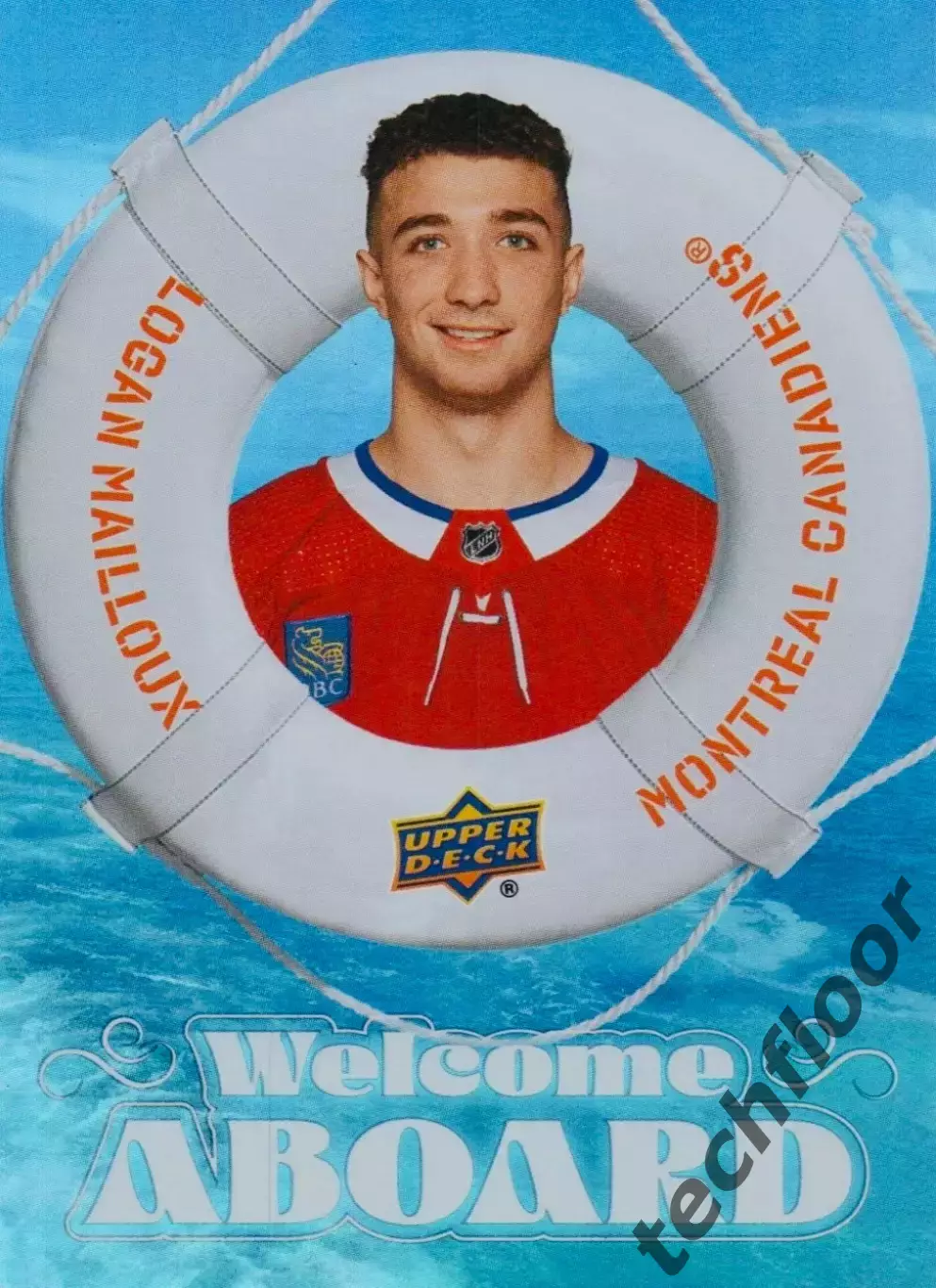 Карточка NHL Logan Mailloux Montreal Canadiens/Логан Мейлу Монреаль НХЛ