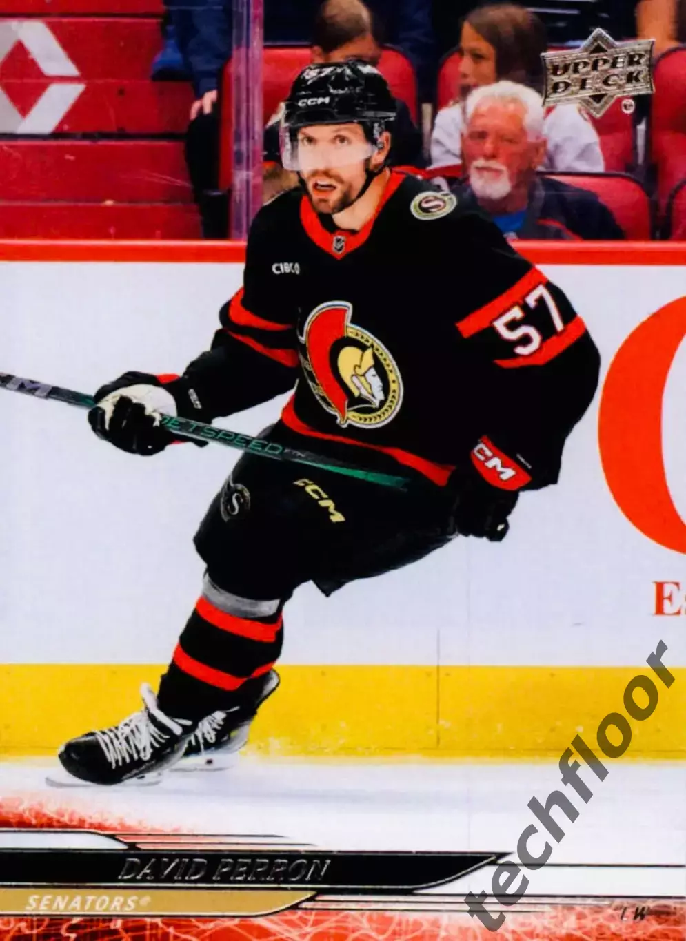 Карточка NHL David Perron Ottawa Senators/Давид Перрон Оттава НХЛ