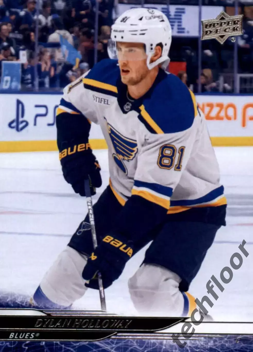 Карточка NHL Dylan Holloway St. Louis Blues/Дилан Холлоуэй Сент-Луис Блюз НХЛ