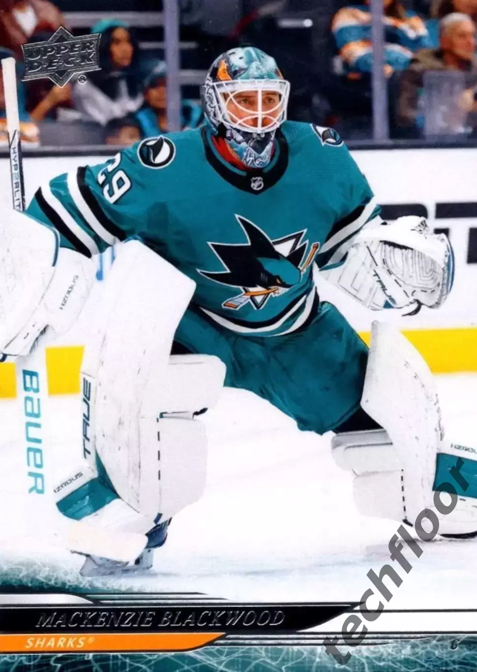 Карточка NHL MacKenzie Blackwood San Jose Sharks/Маккензи Блэквуд Сан-Хосе НХЛ