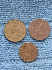 Лот из 3 монет Германия, Поьша, Болгария