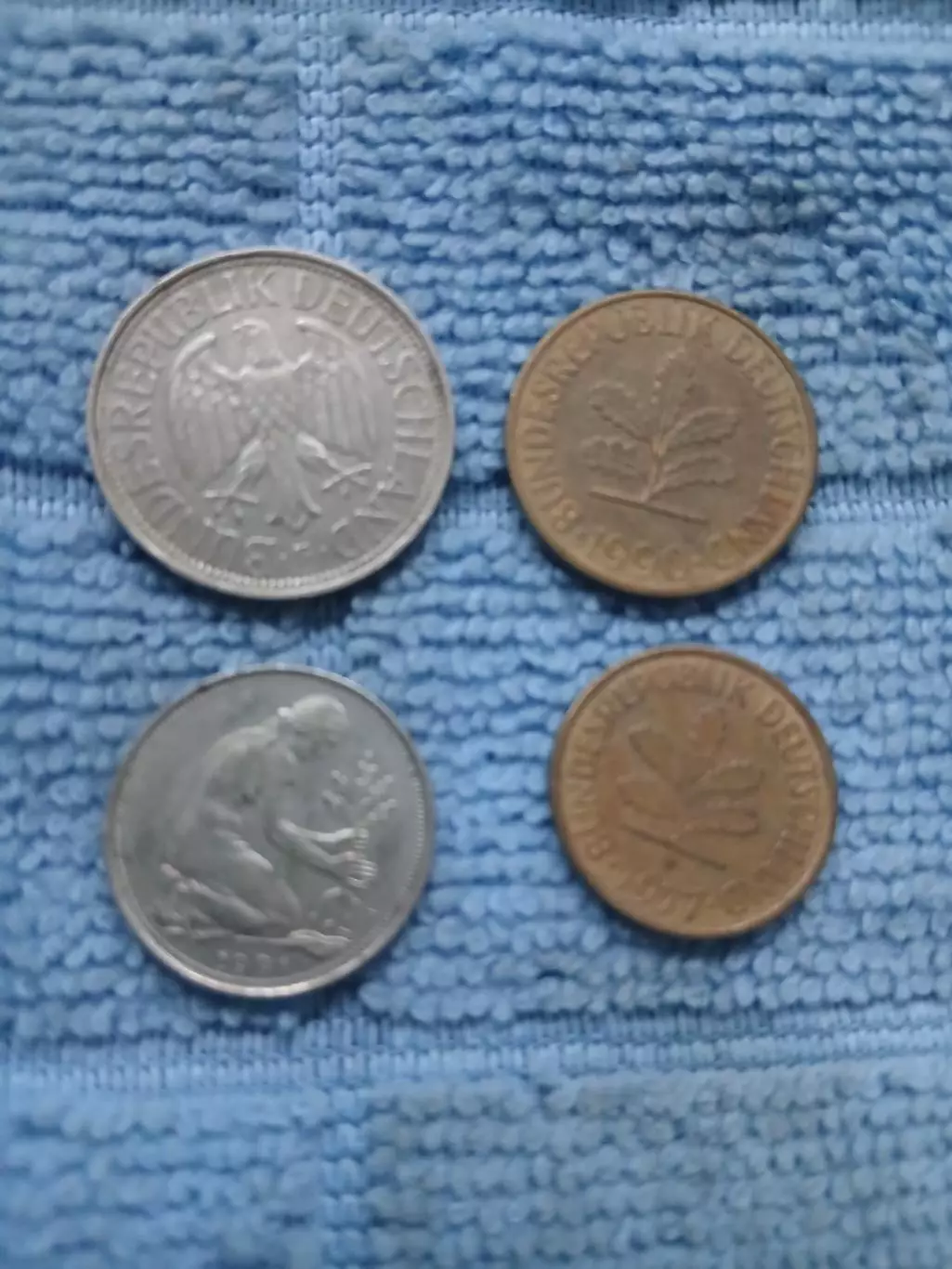 Лот из 4 монет Германия 1