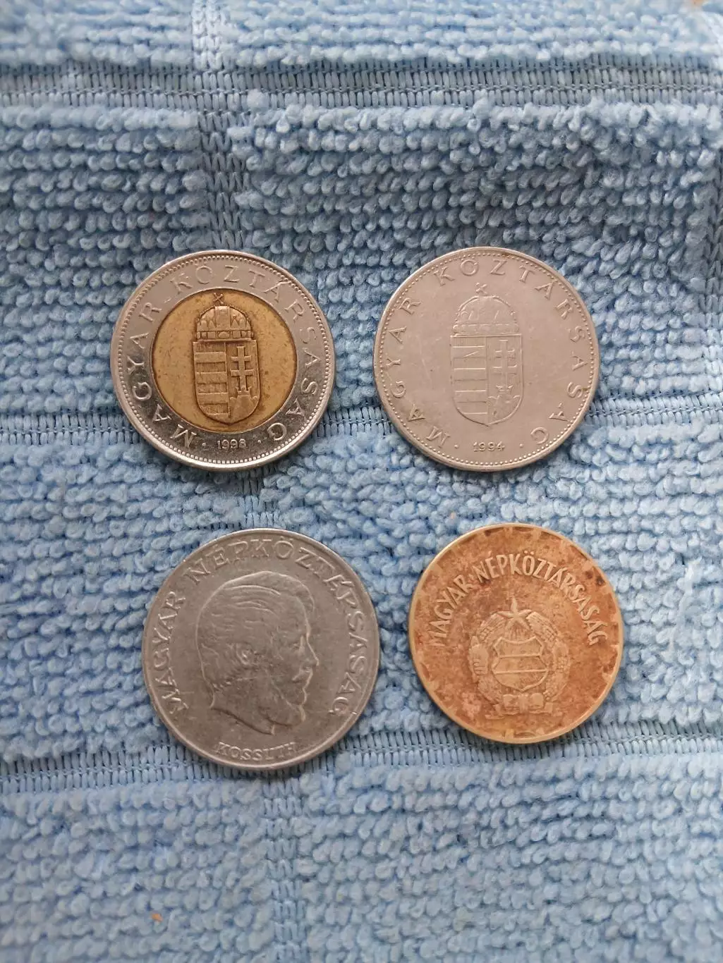 Лот из 4 монеты Венгрия 1