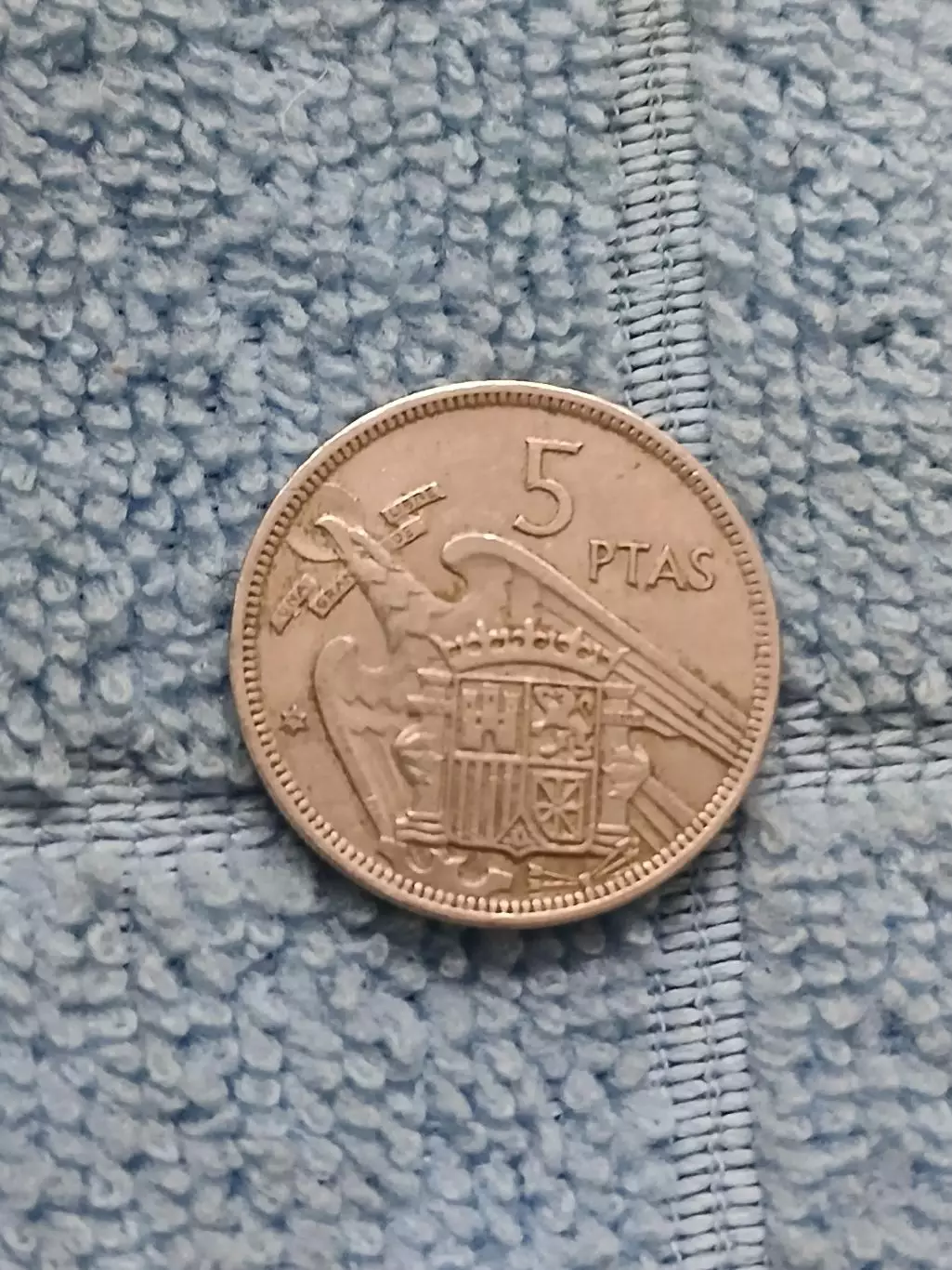 5 песет 1957 Испания