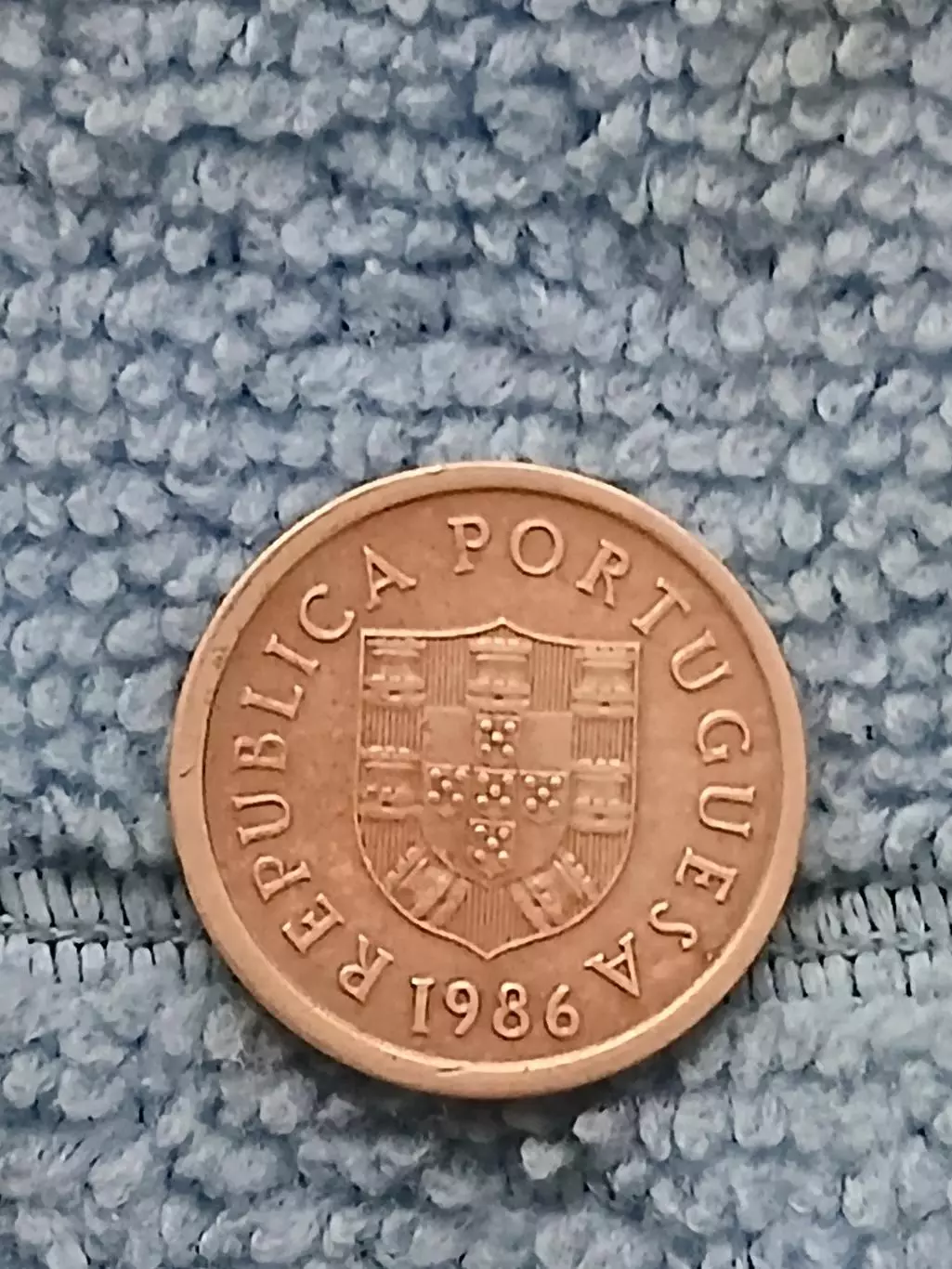 1 эскудо 1986 Португалия