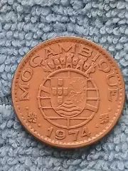 1 эскудо 1974 Мозамбик
