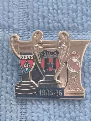 Обладатели ЕК 1985/86 Стяуа, Динамо Киев, Реал М