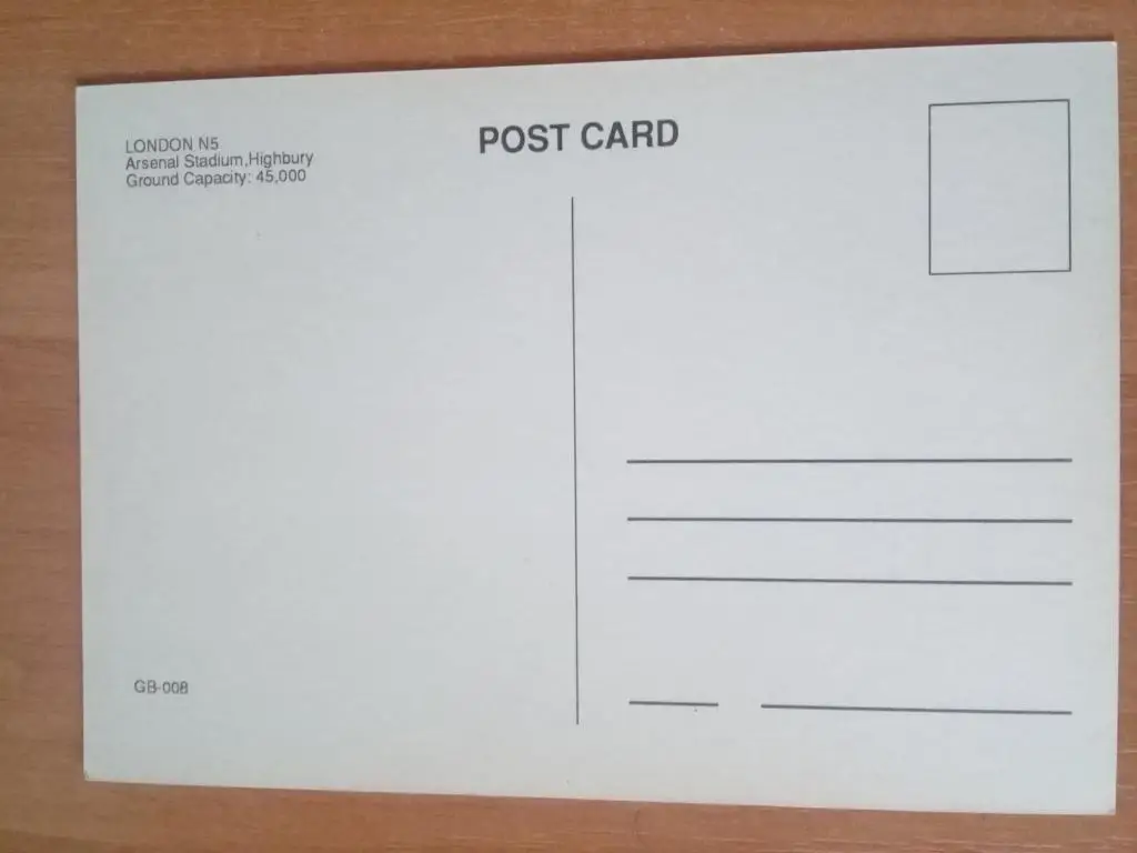 Стадион. Арсенал ФК, Англия 1