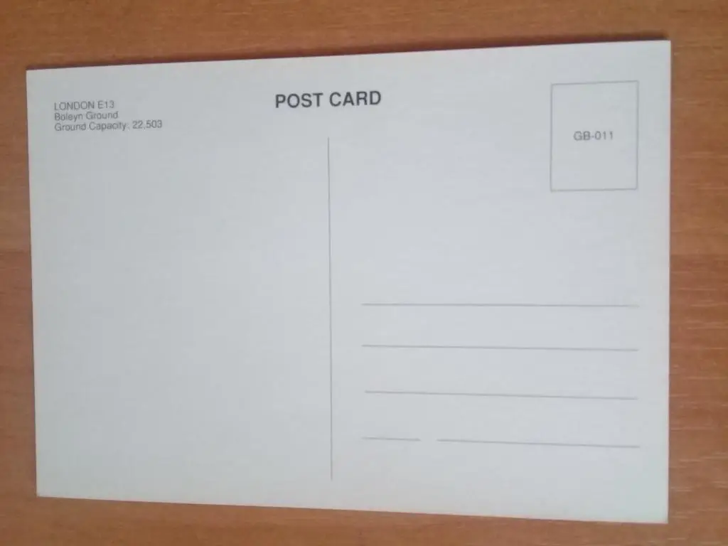 Стадион. Boleyn Ground, London, Англия 1