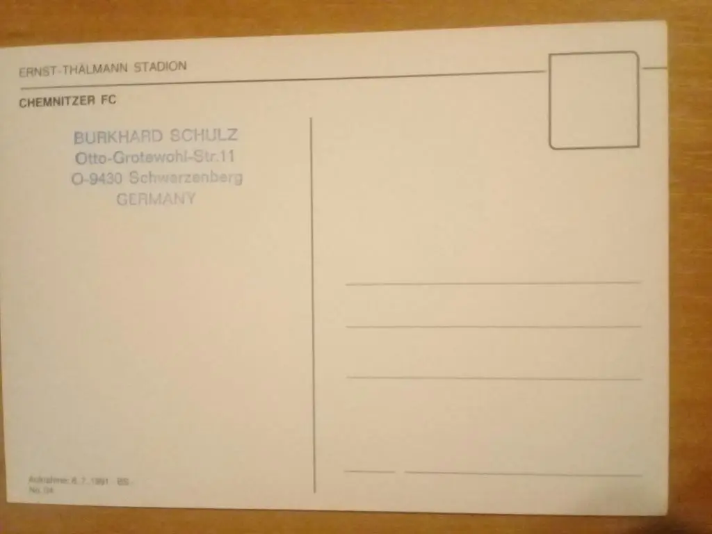 Стадион. Ernst-Thalmann stadion, Германия 1