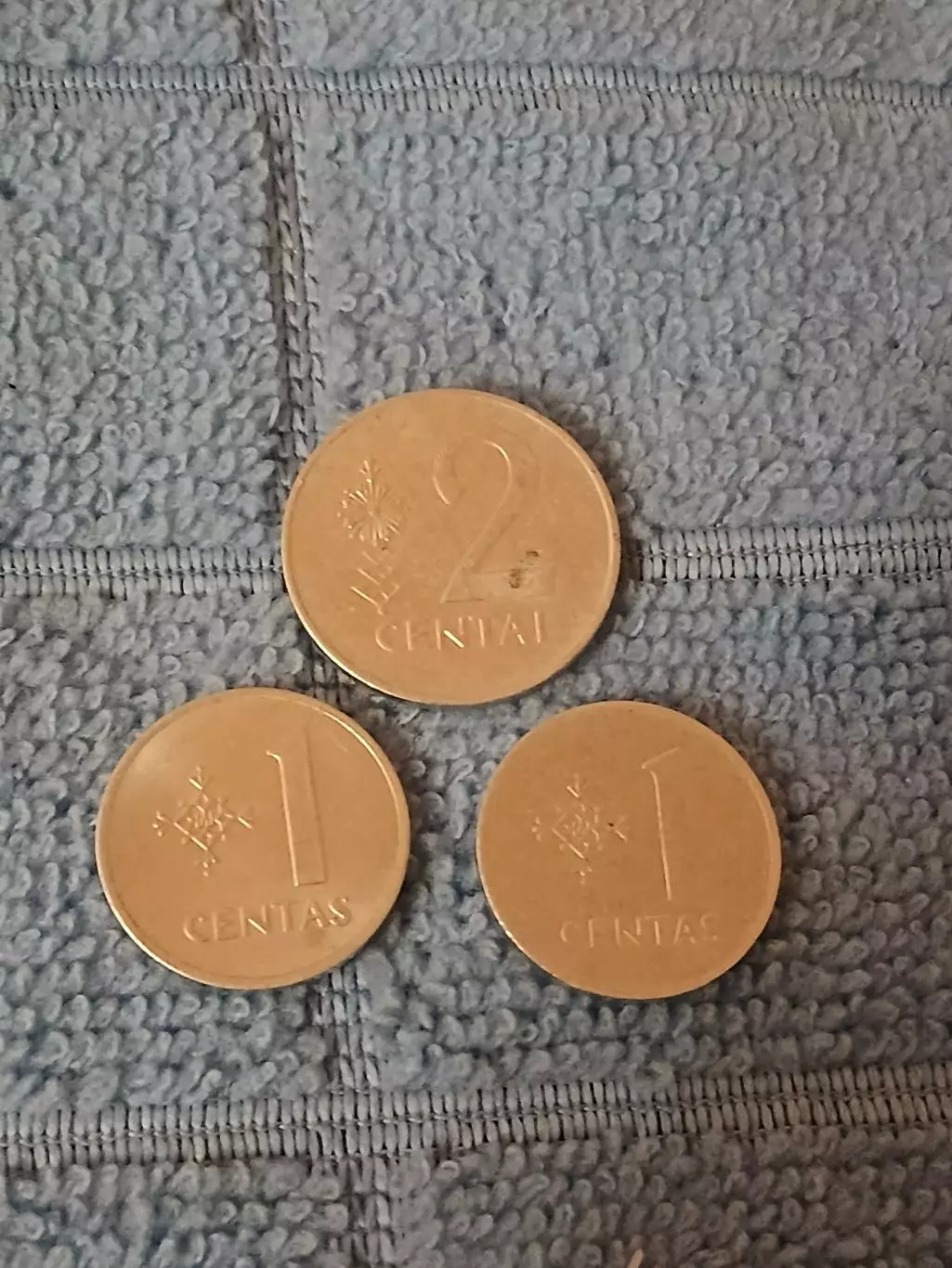 Литва, лот из 3 монет (1)