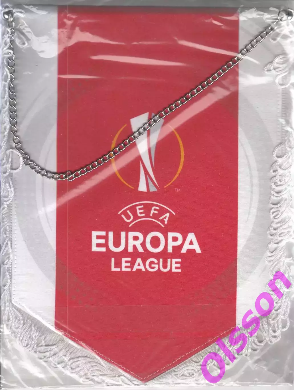 Матчевый вымпел Злин Чехия - Локомотив Москва 2017 Лига Европы * 1