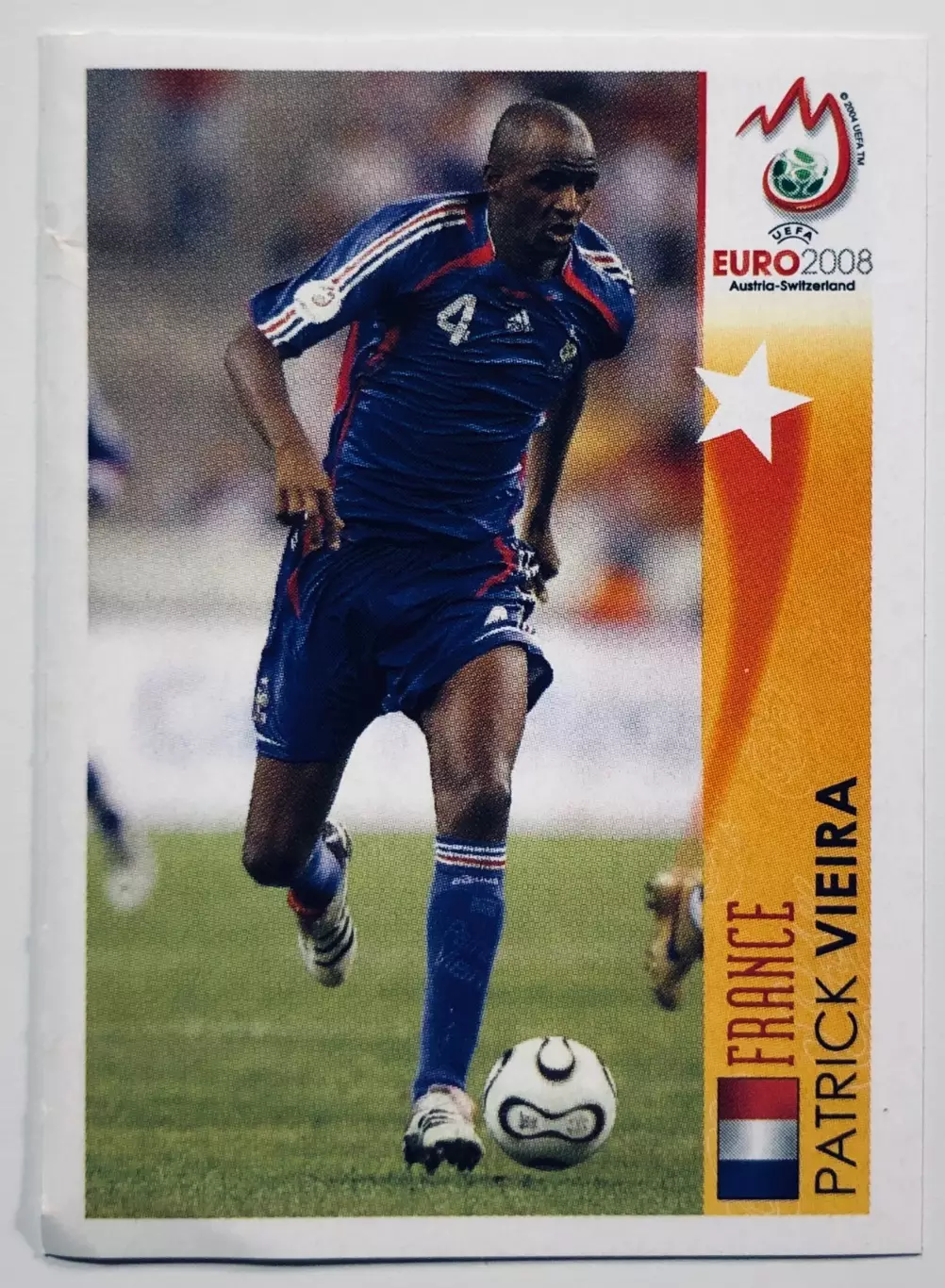 Наклейка Патрик Виейра Франция