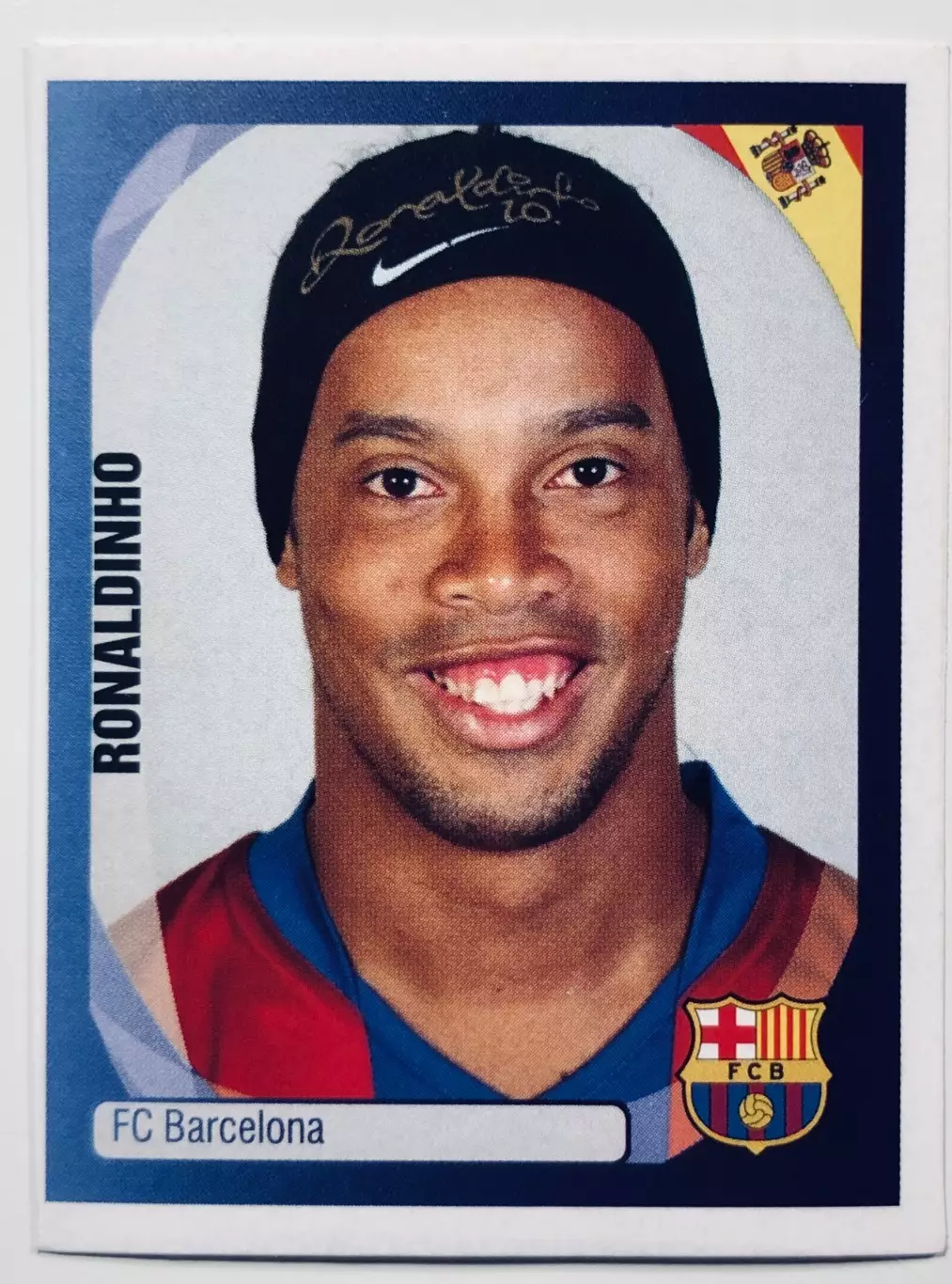 Наклейка Роналдиньо Барселона