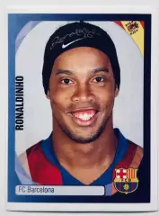 Наклейка Роналдиньо Барселона