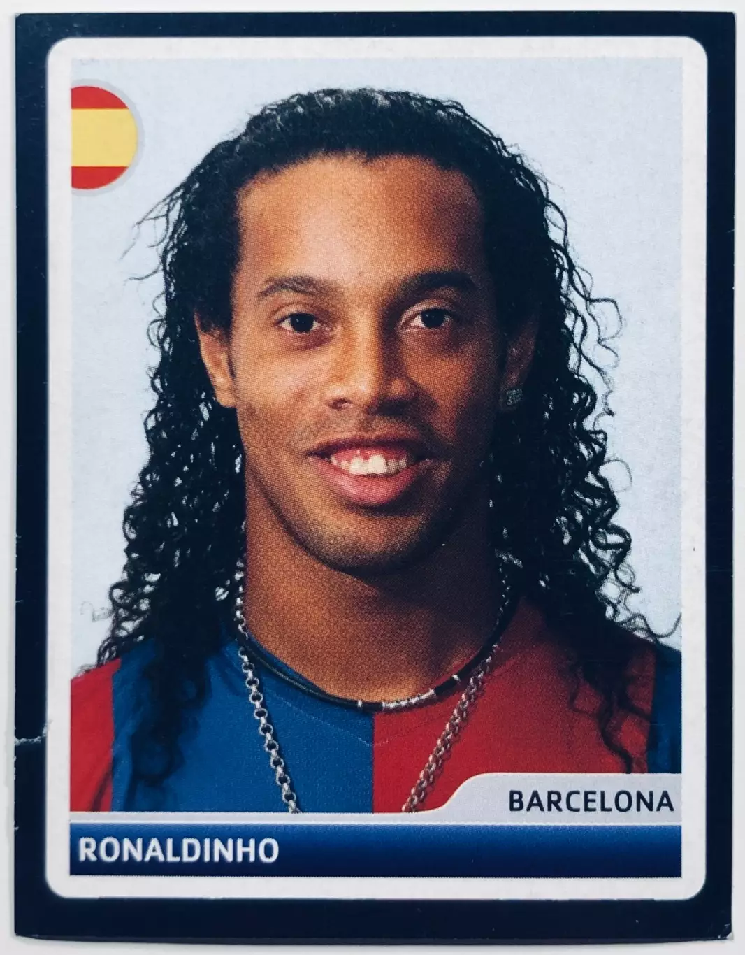 Наклейка Роналдиньо Барселона