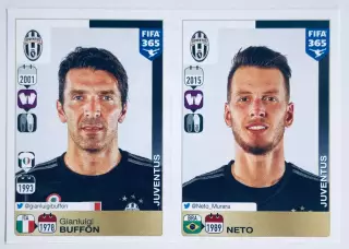 Наклейка Gianluigi Buffon/Neto Ювентус